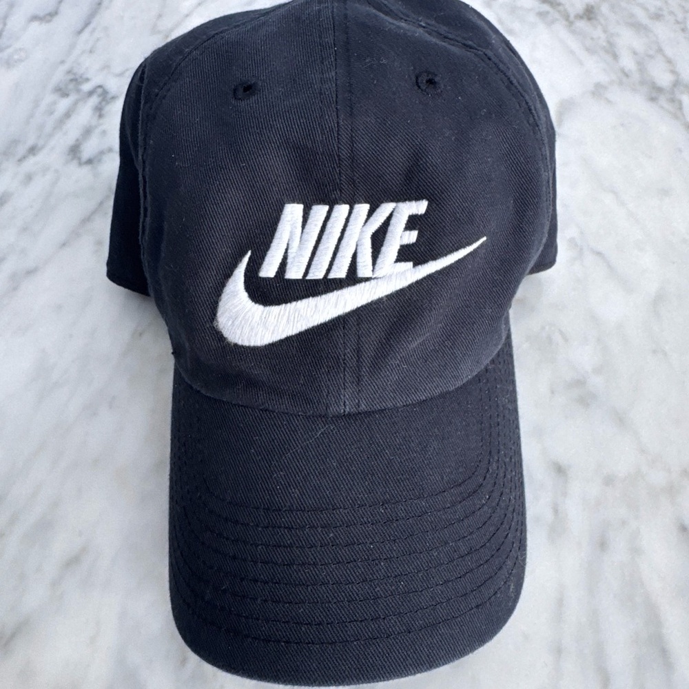Nike Black and White Logo Cap
